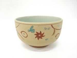 作家物　赤絵　唐草　鉢(保護箱付)